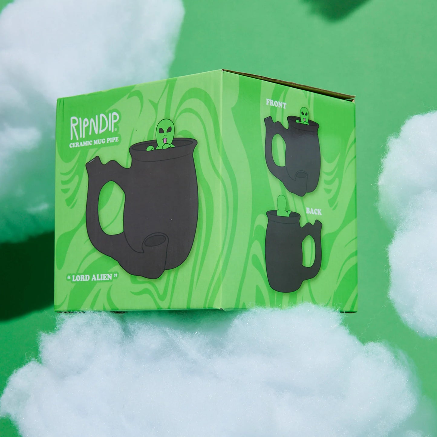 RipnDip Lord Alien Ceramic Mug Pipe