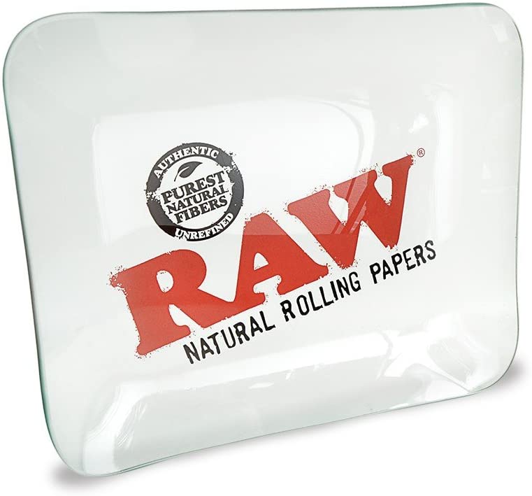 Raw Star Glass Rolling Tray