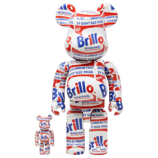 Bearbrick Be@rbrick Warhol Brillo 100%+400%