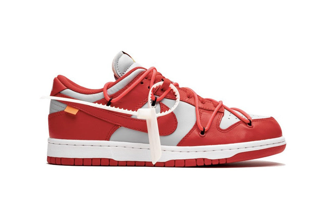 Nike x Offwhite Dunk Low University Red (Sz 7.5M)