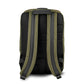 Skunk Bags: Smell-Proof Backpack, Oxford Green w/ Orange Leather