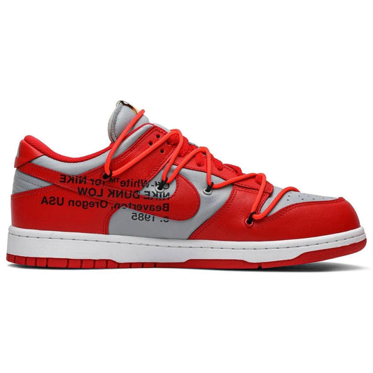 Nike x Offwhite Dunk Low University Red (Sz 7.5M)